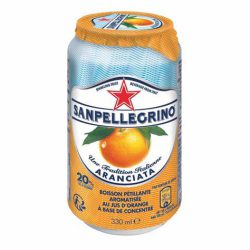 San Pellegrino Can Orange