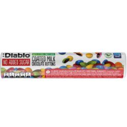 Diablo Milk Choc Buttons Tube 22g