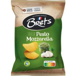 Brets Pesto Mozzarella Crisps 125g