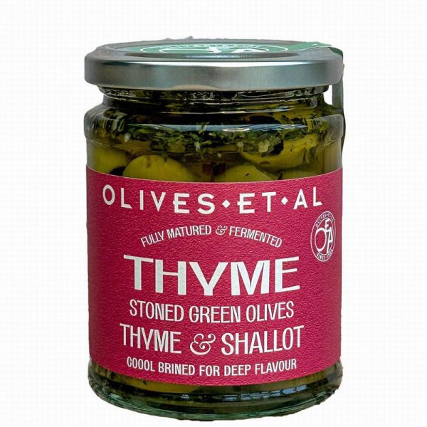 Jar Olives Tyme, Shallot & Lemon brine