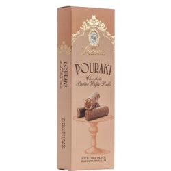 XM Pouraki Chocolate Hazelnut Cream Wafer Rolls