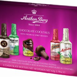 XM Anthon Berg Choc Cocktail Liqueur bottles