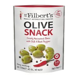 Mr Filberts Chilli & Pepper Olives 50g