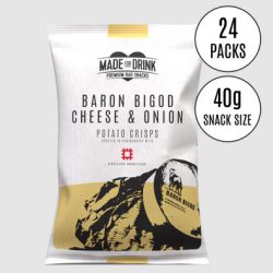 Made for Drink Cheese & Onion Crisps 40g