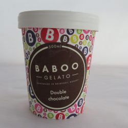 Baboo Gelato Double Chocolate 500ml