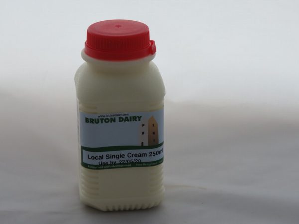ORGANIC SINGLE CREAM 250ml