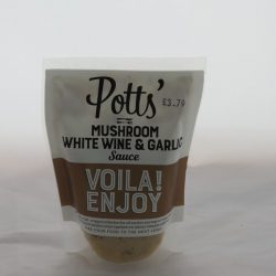 Potts Mushroom White Wine Sauce
