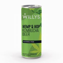 Willy's Hemp Hop Kombucha A Free Beer 250ml