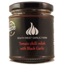 Tomato Chill Relish With Black Garlic