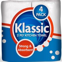 Klassic Kitchen Roll 4pk