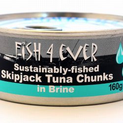 F4E Skipjack Tuna Chunks in Brine160g