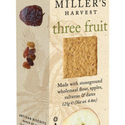 Millers 3 Fruit Chesse Crackers 125g