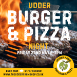 Read more about the article BURGER & PIZZA NIGHT – FRI 22ND MAY