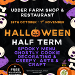 HALLOWEEN HALF TERM AT THE UDDER FARM SHOP & RESTAURANT